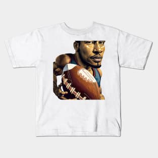 American Gridiron Football Player Kids T-Shirt